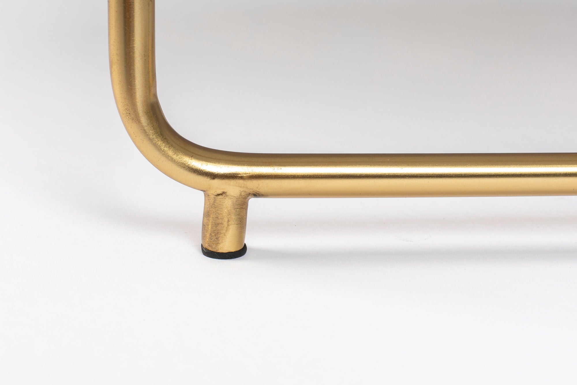 Timpa White Marble & Gold Coffee Table